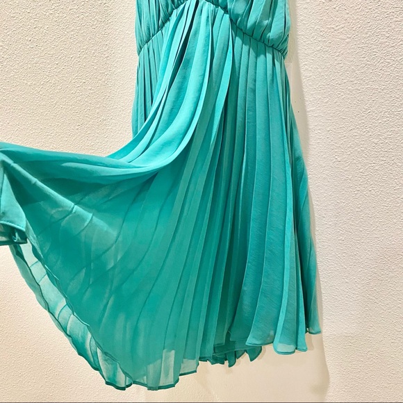 Halston Heritage Pleated Halter Dress - Picture 10 of 16